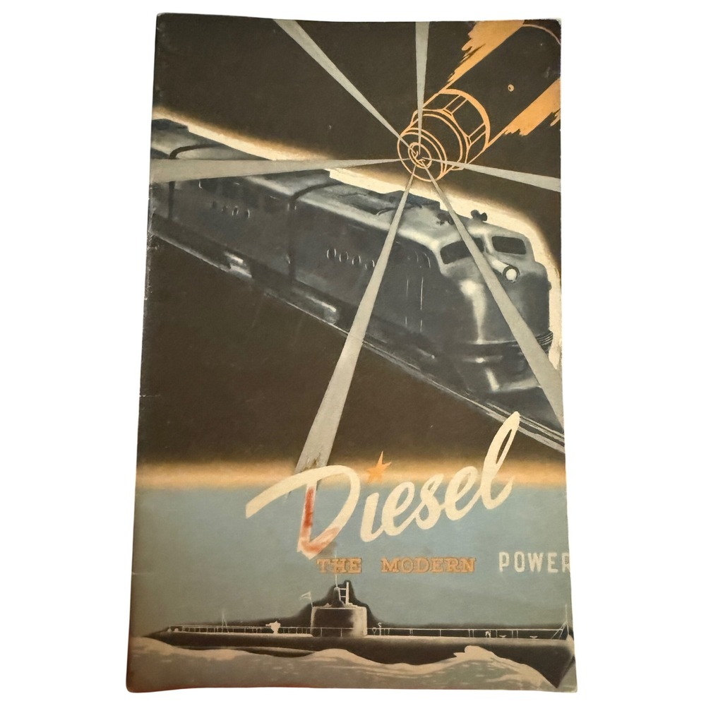 1944 General Motors Diesel The Modern Power Ralph A Richardson Vintage Booklet